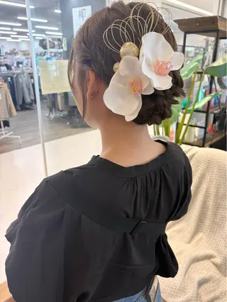 ヘアアレンジ アレンジ＆ショート 💙YUKINOのヘアスタイル