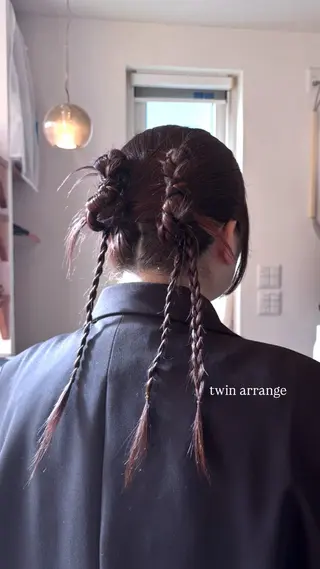 ロング ヘアアレンジ ニコ流所属・深愛 /miaのマツエク・マツパデザイン