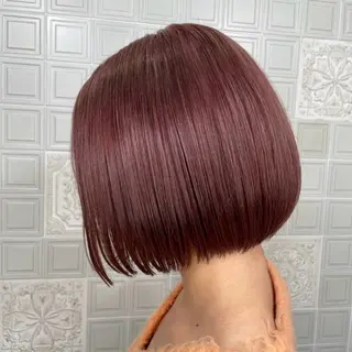 ショート カラー アオヌマ コハルのヘアスタイル