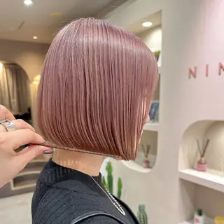カラー ハイトーン／暖色 👩🏼HONOKAのヘアスタイル
