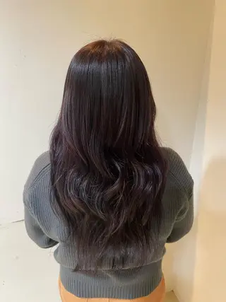 ロング カラー 竹添 有梨沙のヘアスタイル