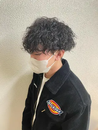 ショート パーマ メンズ 辻堂メンズ特化 YU-YAのヘアスタイル