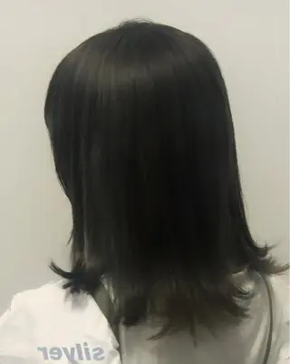 セミロング ヘアアレンジ 美容室sand 横浜のヘアスタイル