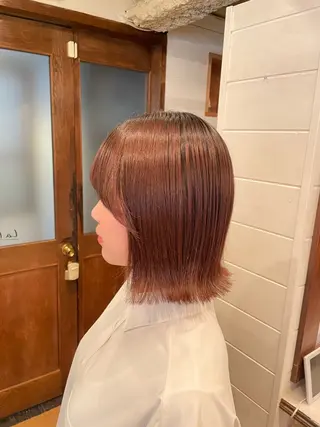 ショート ボブ/縮毛矯正/レイ ヤー♡Natsukiのヘアスタイル