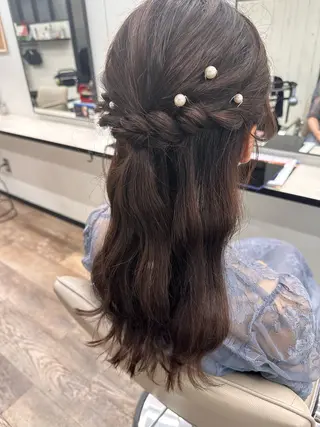 ロング Uhair本山所属・⟡.·mamiya 縮毛矯正/ヘアセットのヘアスタイル