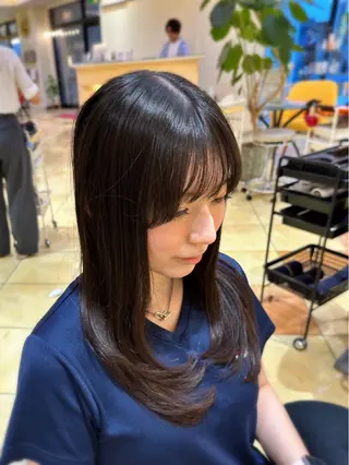 ロング デザインレイヤー💗 木村実樹のヘアスタイル