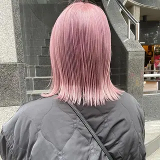 ミディアム カラー 🍊暖色×顔周り 🍊cocoroのヘアスタイル