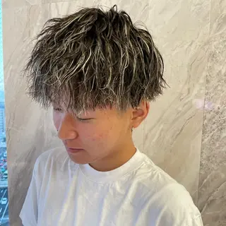 パーマ メンズ 🌟難波/EIGHT 副店長RIKOのヘアスタイル