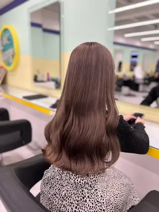 ロング カラー パーマモデル募集💖 まなみのヘアスタイル