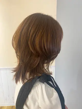 ミディアム ase.糸島店所属・UEDA AYAのヘアスタイル