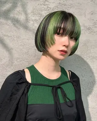 ショート カラー 似合わせカット⚪︎ /フェイスレイヤーのヘアスタイル