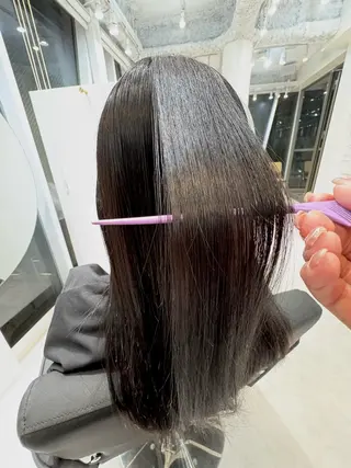 ロング 髪質改善ストレート 難波🫧kanamiのヘアスタイル