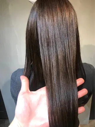 ロング 銀座/髪質改善カラー 酸性ストレート🍎のヘアスタイル