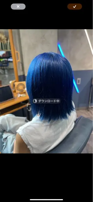 ミディアム 松澤 勇輝のヘアスタイル