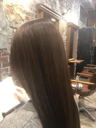 ロング カラー 藤木 雅俊のヘアスタイル