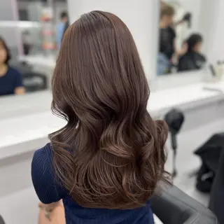 カラー ヘアアレンジ ロング 🫧柔らか透明感🫧 大人っぽヘア🛁🫧のヘアスタイル