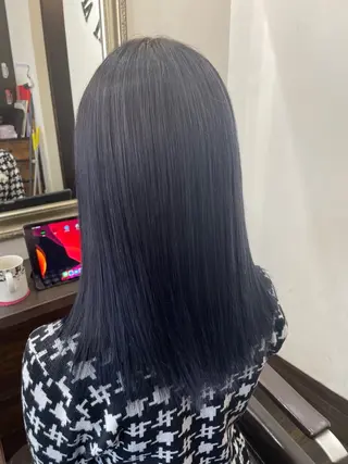 セミロング 小村 敏司のヘアスタイル