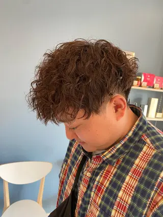 ショート パーマ メンズ 松林 大暉のヘアスタイル