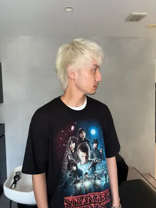ショート カラー メンズ SALOWIN天神大名店所属・吉武 茂暉のヘアスタイル