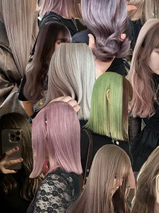 セミロング カラー ULu. Manamiのヘアスタイル