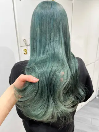 ロング カラー CHAINON所属・🤎HAZUKI🤎 ハイトーン✨のヘアスタイル