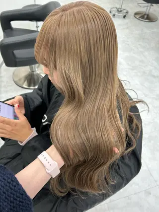 カラー 透ける透明感カラー 🩶anju🪽ྀིのヘアスタイル