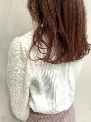 カラー ラベンダー/レイヤー スタイル🤎mamiのヘアスタイル