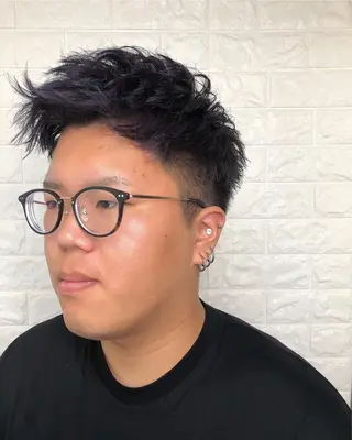 ショート カラー メンズ メンズパーマ/ スパイキー/神田正紀のヘアスタイル