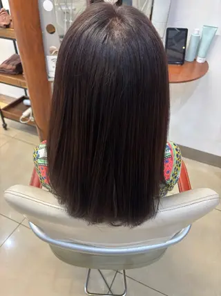 ミディアム カラー ☁🫧縮毛矯正 /春奈🪽🫧のヘアスタイル