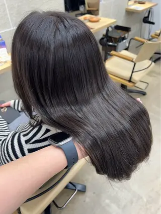ロング カラー AITOKYO Ｓ渋谷所属・渋谷/透明感カラー/ 歩夢のヘアスタイル