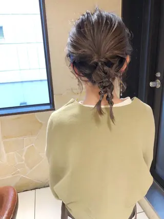 ミディアム ヘアアレンジ 【ディレクター 🧸🤍田澤 唯那】のヘアスタイル