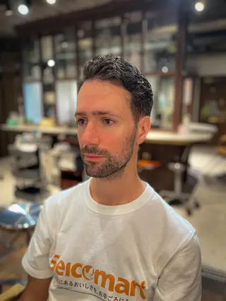 ショート メンズ THE MAN Leverage New York所属・大村 大心のヘアスタイル