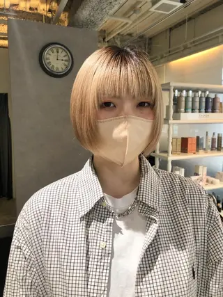 ショート ショート/パーマ/ カラー/FUKOのヘアスタイル