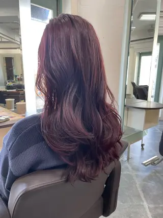 ロング 平 ちひろのヘアスタイル