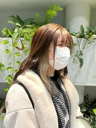 ミディアム Kuku所属・つぼみ/パーマ ／レイヤー／ボブのヘアスタイル