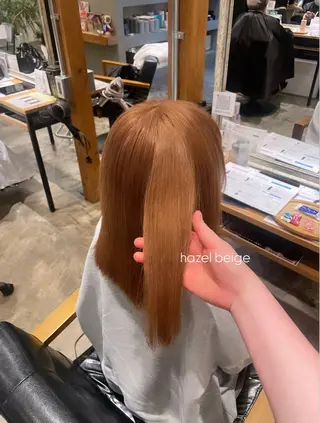 ミディアム カラー ⋆*ブリーチカラ ー/愛佳.⋆𝜗𝜚のヘアスタイル