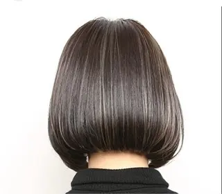 ミディアム カラー パーマ 森山 陽菜のヘアスタイル