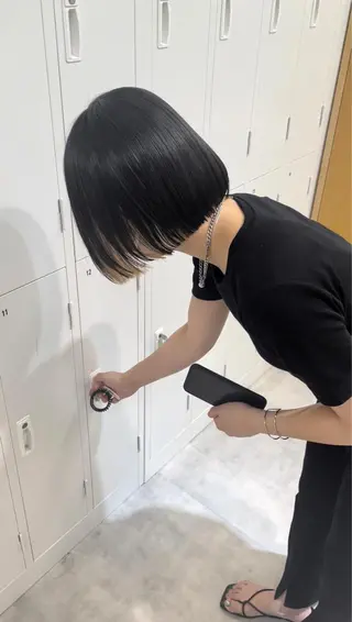 ショート カラー 田中大星 /ボブ 縮毛矯正のヘアスタイル