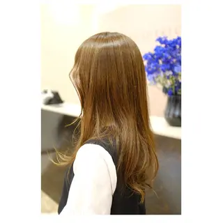 セミロング カラー ショートカット/ 明千のヘアスタイル