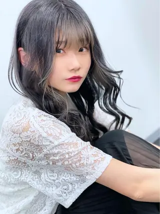 ロング カラー 柿本拓【全席完全個室 ログネオン】のヘアスタイル