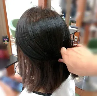 ミディアム 渡辺 康行のヘアスタイル