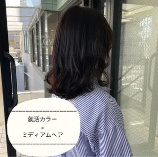 ミディアム カラー 艶髪/巻ける縮毛矯正 /髪質改善naoのヘアスタイル