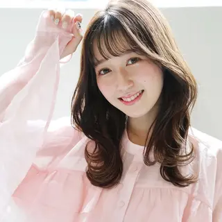 セミロング カラー 奈良/登美ヶ丘/ ユウタのヘアスタイル