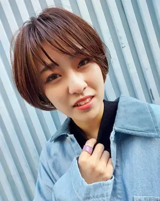 ショート カラー grow上野御徒町【グロウ】所属・ブリーチ・ハイトーン 特化🎉内山のヘアスタイル