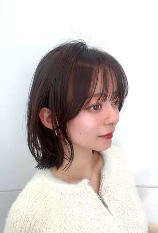 ミディアム カラー パーマ 🍀最上級の美髪👑 髪質改善🍀英司のヘアスタイル