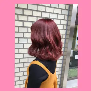 ミディアム カラー 韓国ヘア得意❤︎森澤 悠佳のヘアスタイル