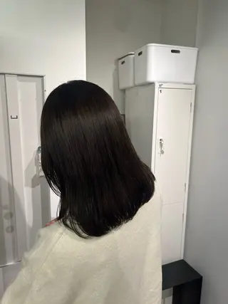 ミディアム カラー kei/透明感カラー /縮毛矯正/メンズのヘアスタイル