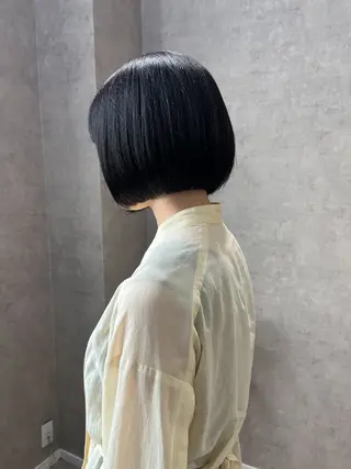 ショート ボブ×縮毛矯正 ryotaのヘアスタイル