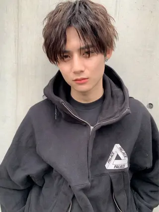 ミディアム パーマ メンズ HOODS所属・メンズ特化🔥木下 晃徳のヘアスタイル