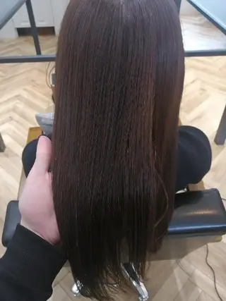ロング カラー ✨METEO導入店✨ 髪質改善×縮毛矯正のヘアスタイル